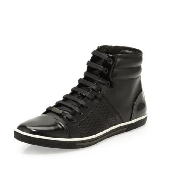 Kenneth Cole Other - Kenneth Cole Leather High Top Shoes Sneaker 9M NWT